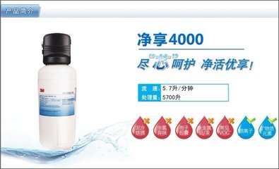 3M 凈水器 凈享4000型+3M配件包(含安裝費)-家居裝修-亞馬遜